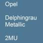 Preview: Opel, Delphingrau Metallic, 2MU.